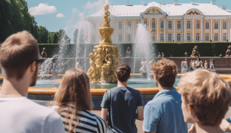 Петергоф: дворец, фонтаны и парки