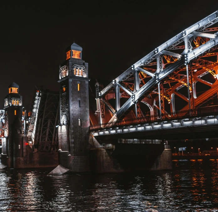 Ночной теплоходный круиз по историческому центру + развод мостов №2