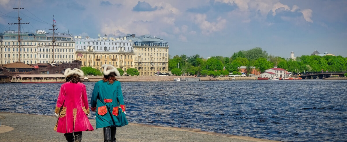 Васильевский остров с местным