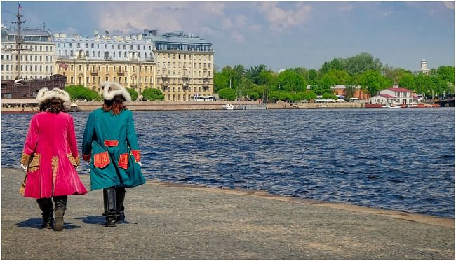 Васильевский остров с местным